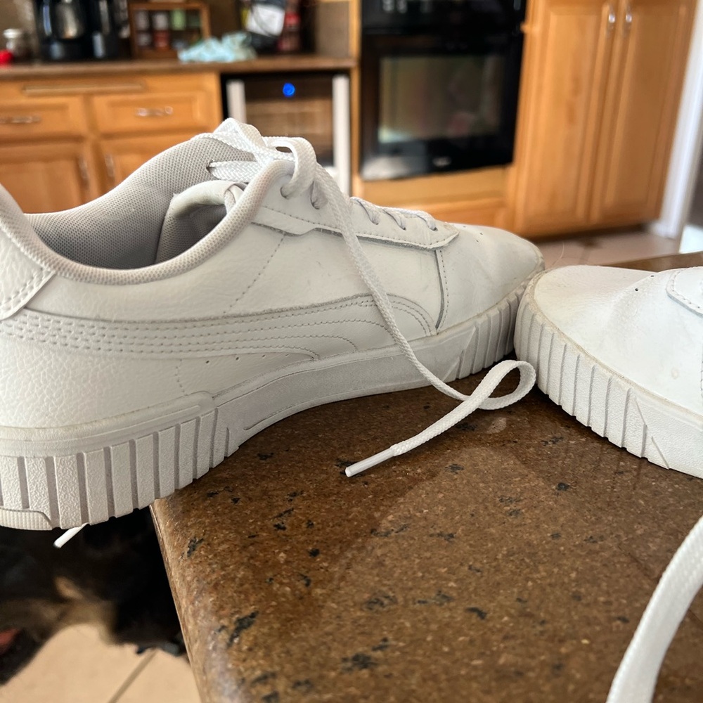 Puma Carina 2.0 White Low-Top  Sneakers Women’s 9.5 - Picture 9 of 14